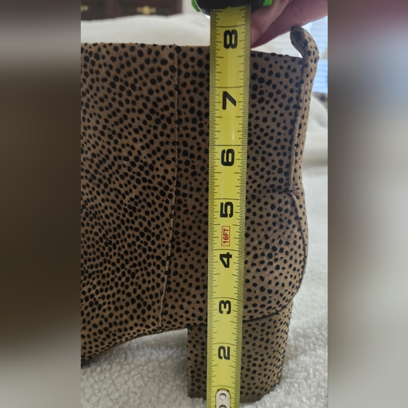 Gianni Bini Leather Upper Animal Print Size 9.5 NWOT - Picture 6 of 8